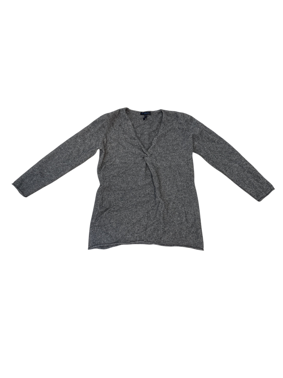 gray envy mantoroui v neck cashmere sweater, L