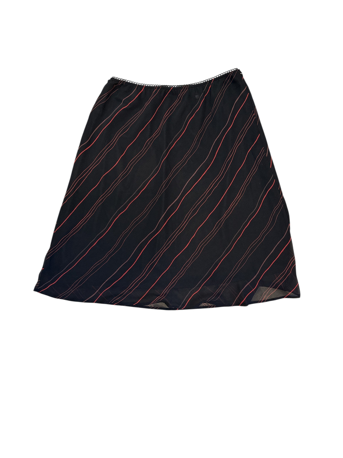 black red dressbarn diagonal stripe skir4t, 8