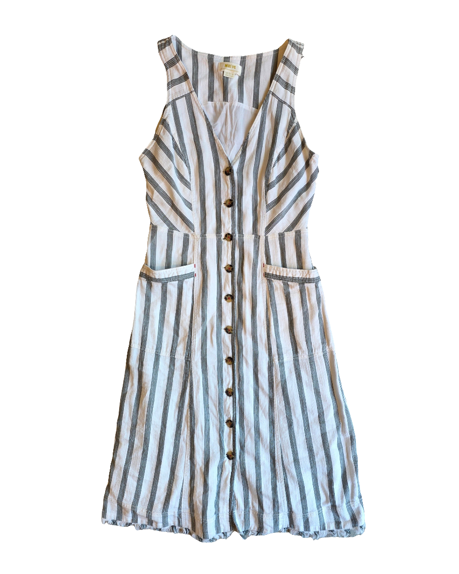 white gray maeve striped dress, 8