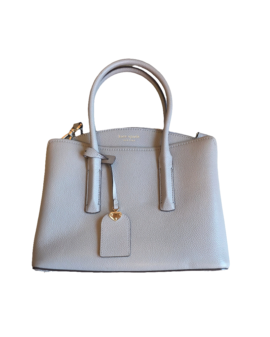 gray kate spade handbag