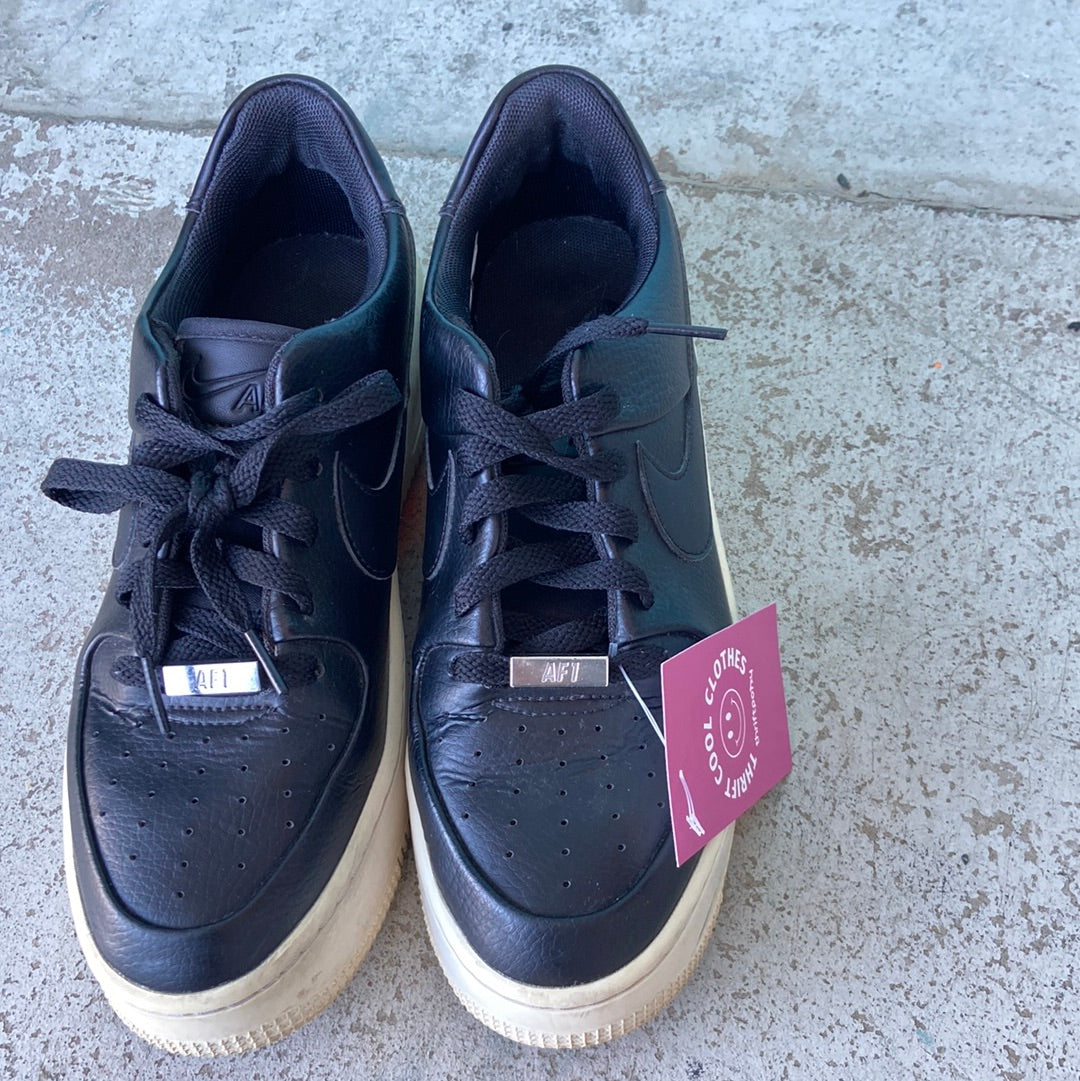 Black Nike Af1, 8.5