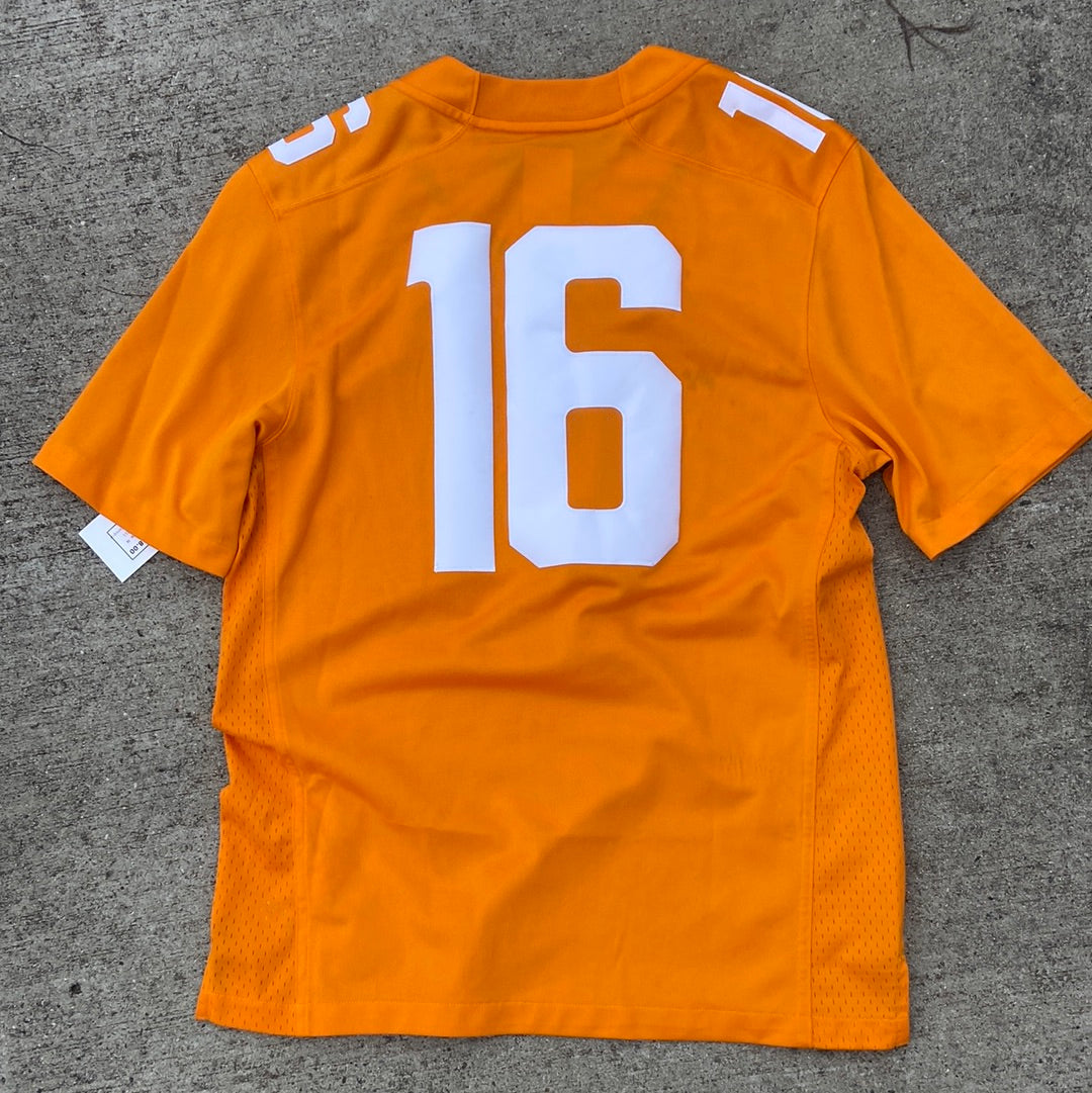 Orange Nike Team #16 University of Tennessee Jersey, M