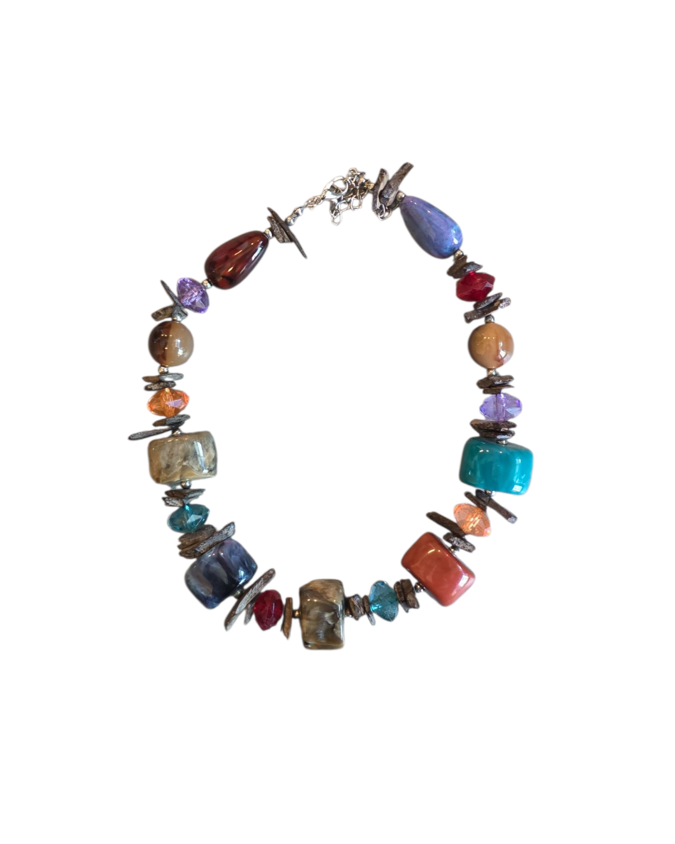 Multi Chunky beaded necklace