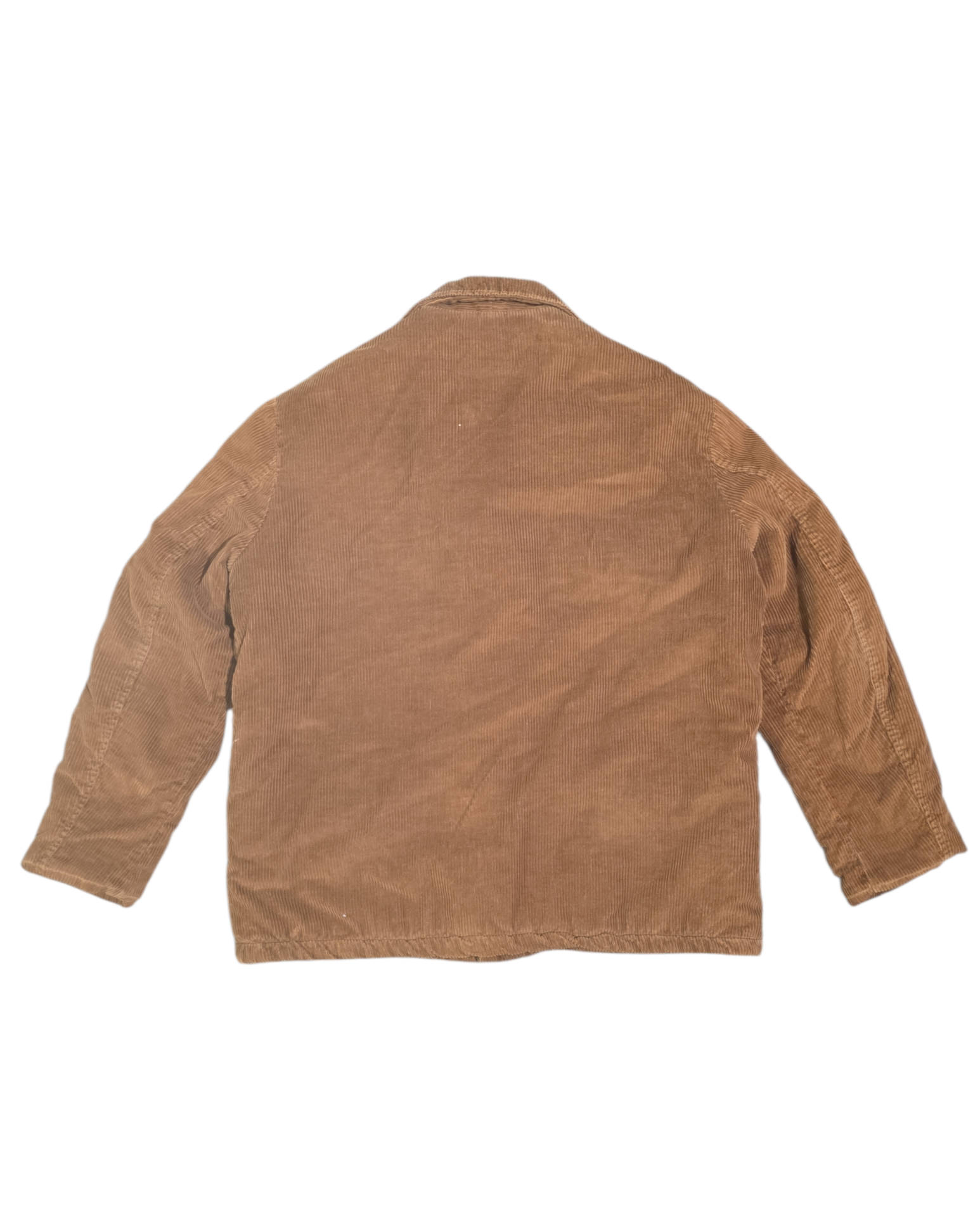 brown fingerhut fashions vtg cord jacket, 44