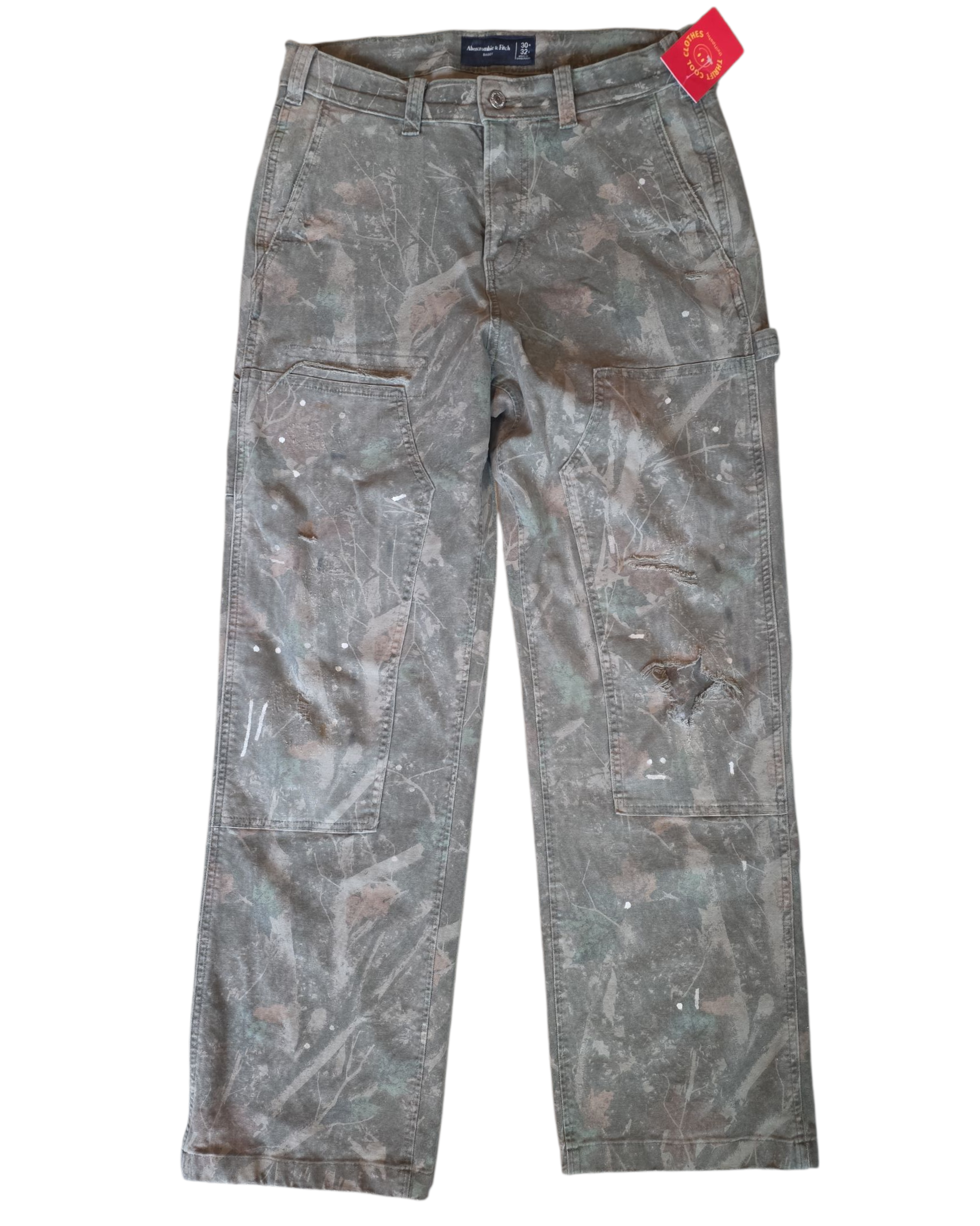 green abercrombie camo pants, 30x32