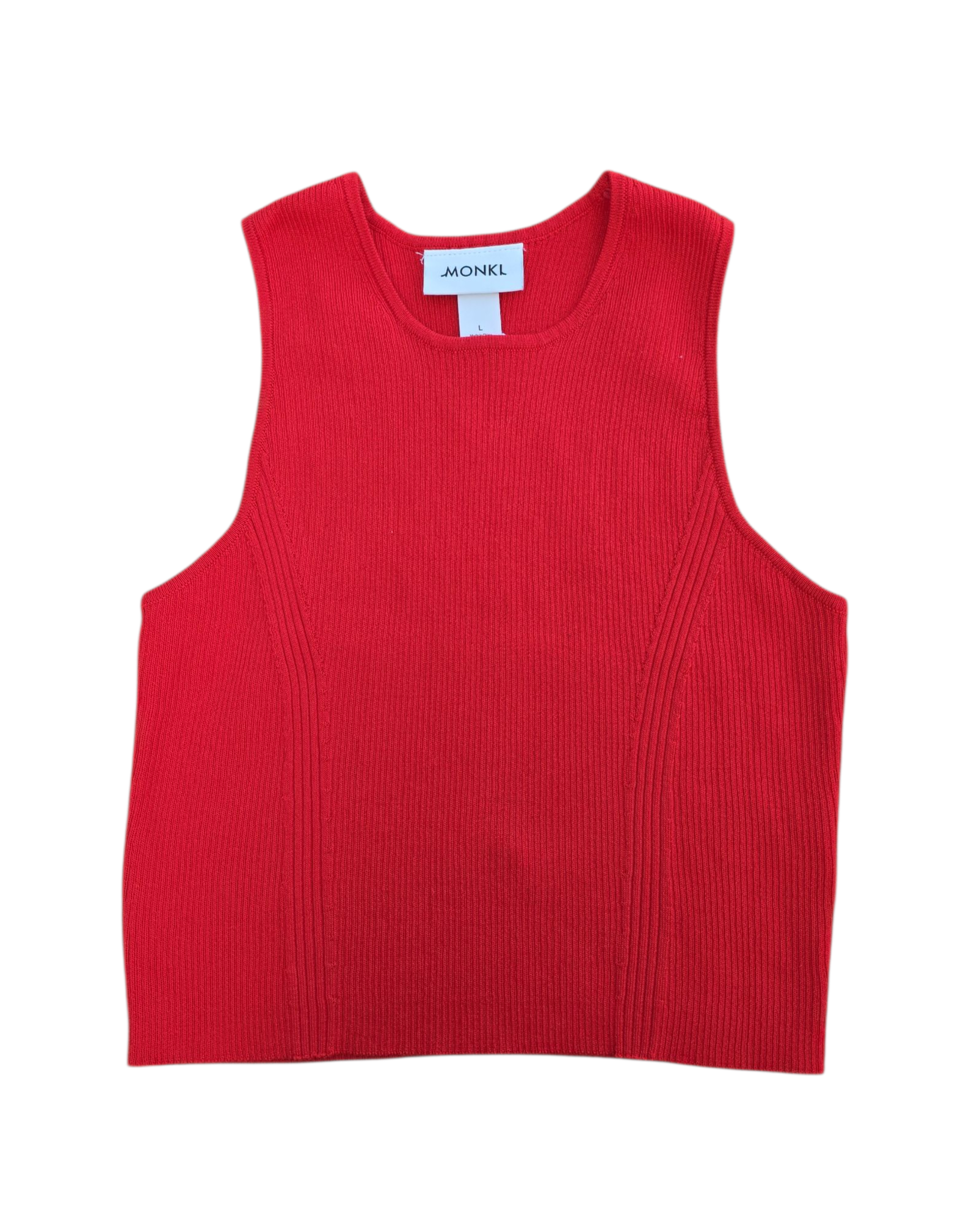 red monki nwt knit tank, L