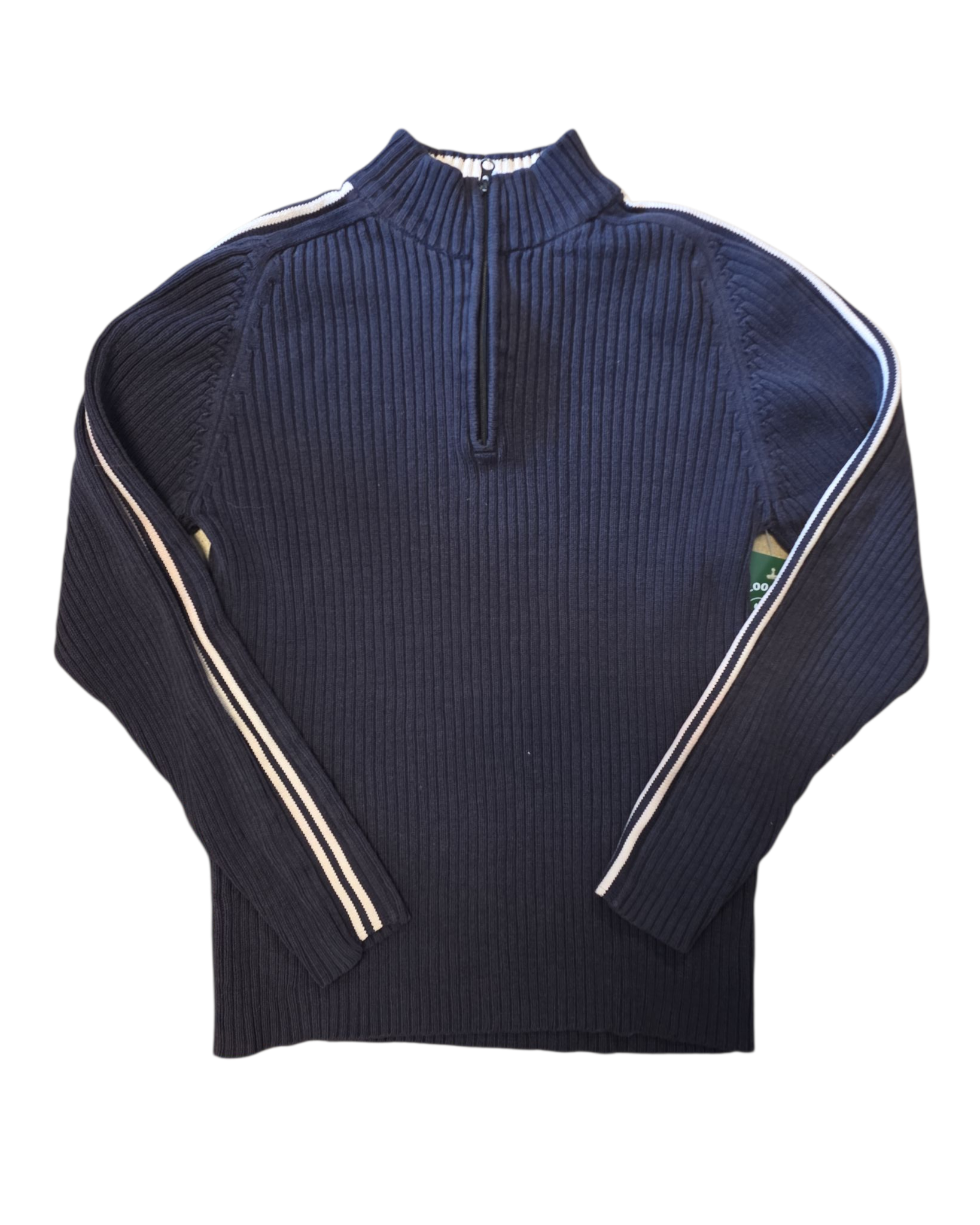 navy american rag quarter zip sweater, xl