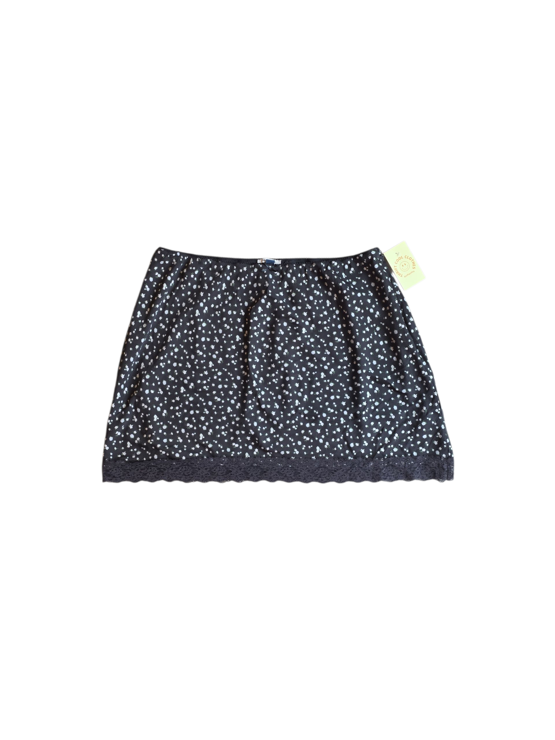 black white american eagle floral skirt, xxl