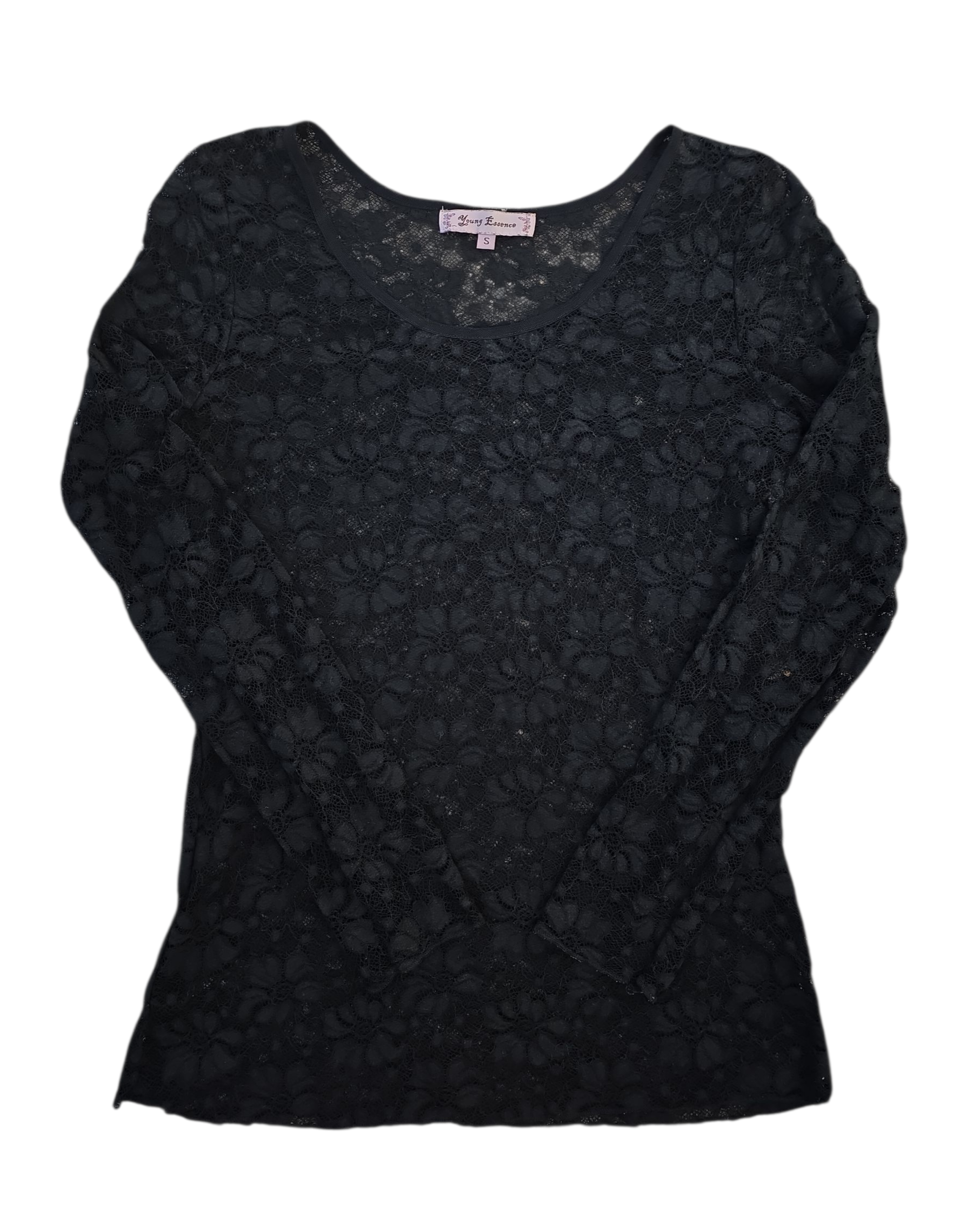 Black Young essence Lace ls, S