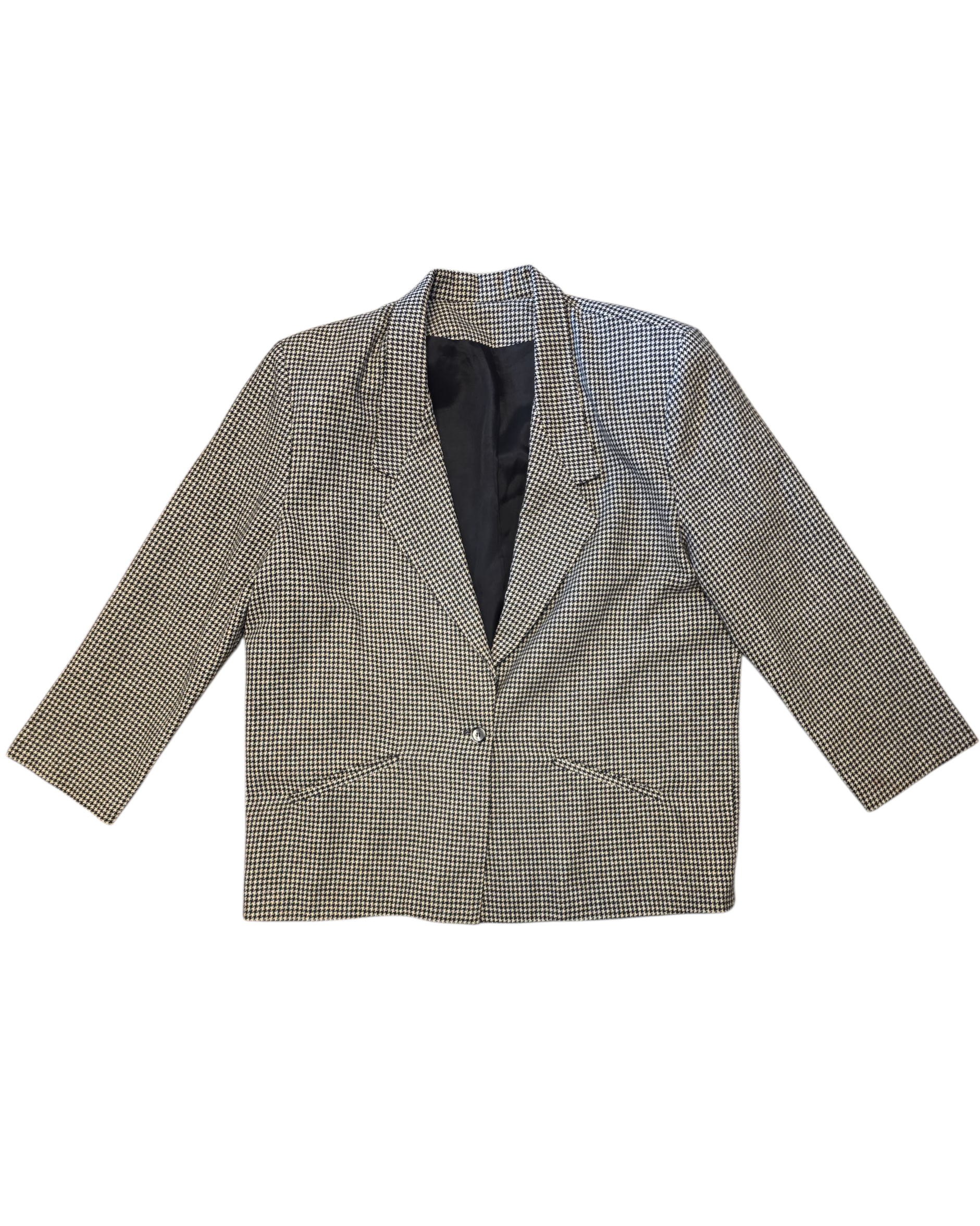 White black By George Houndstooth blazer, 14