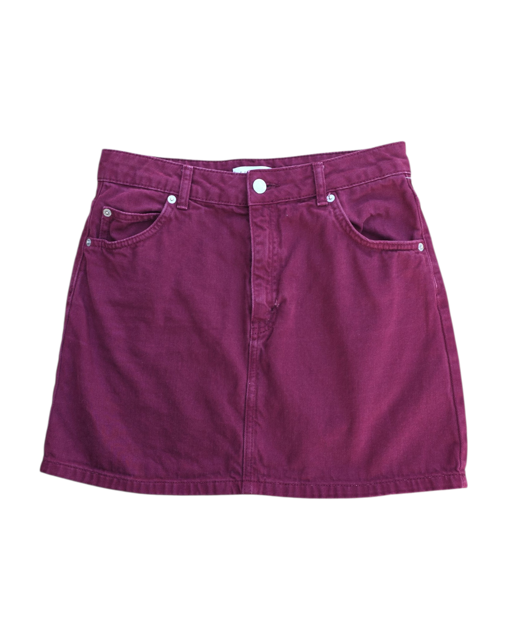 burgundy topshop Mini skirt, 6