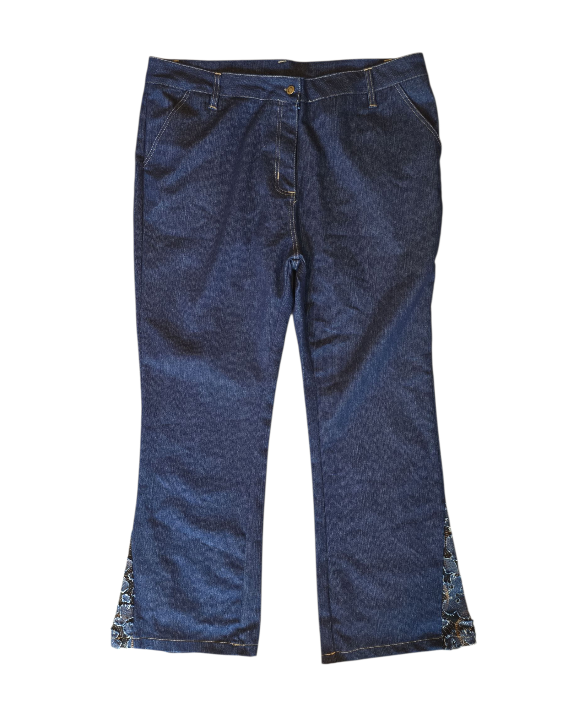 blue gold flava flare floral pants, 22