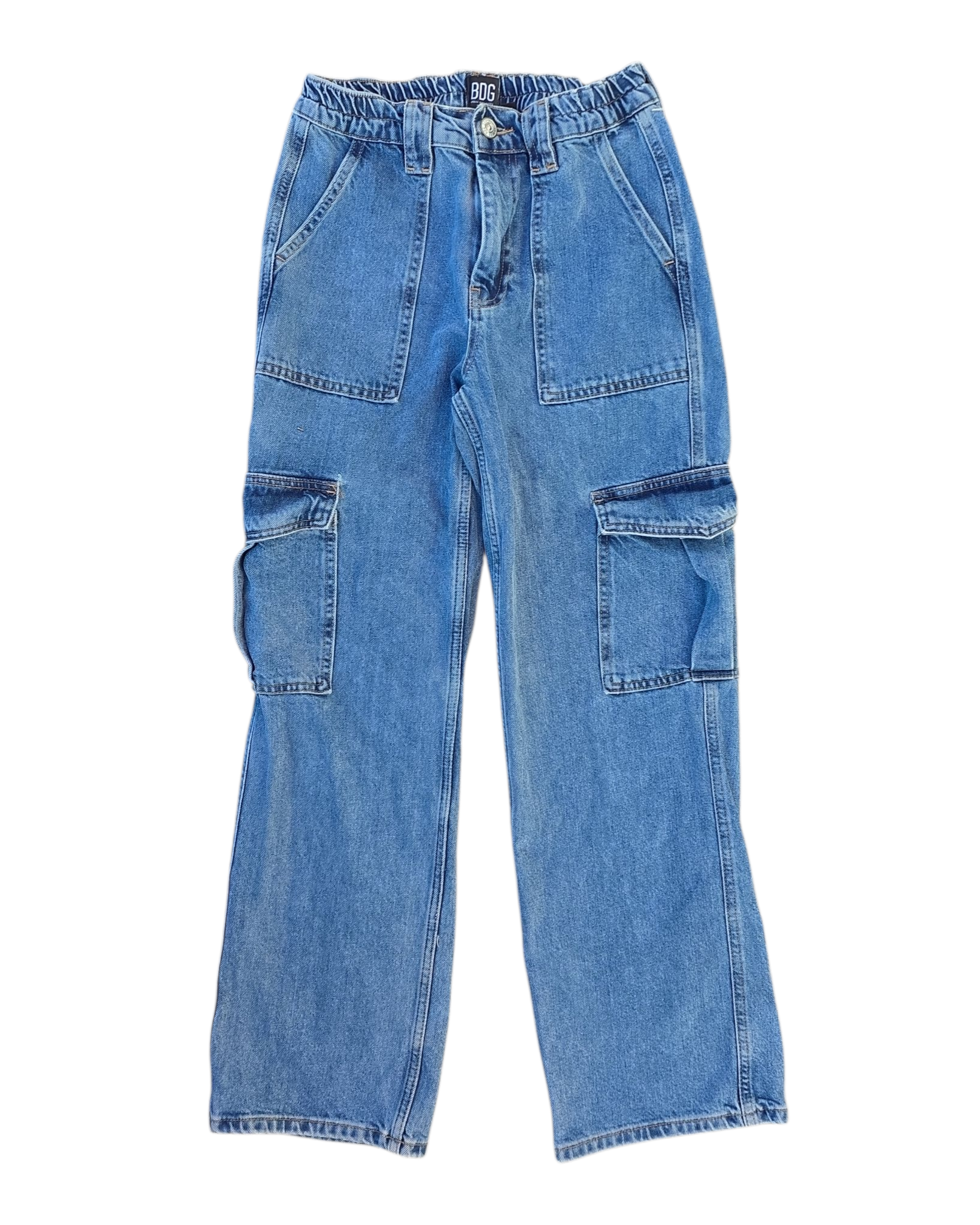 blue bdg cargo jeans, 27
