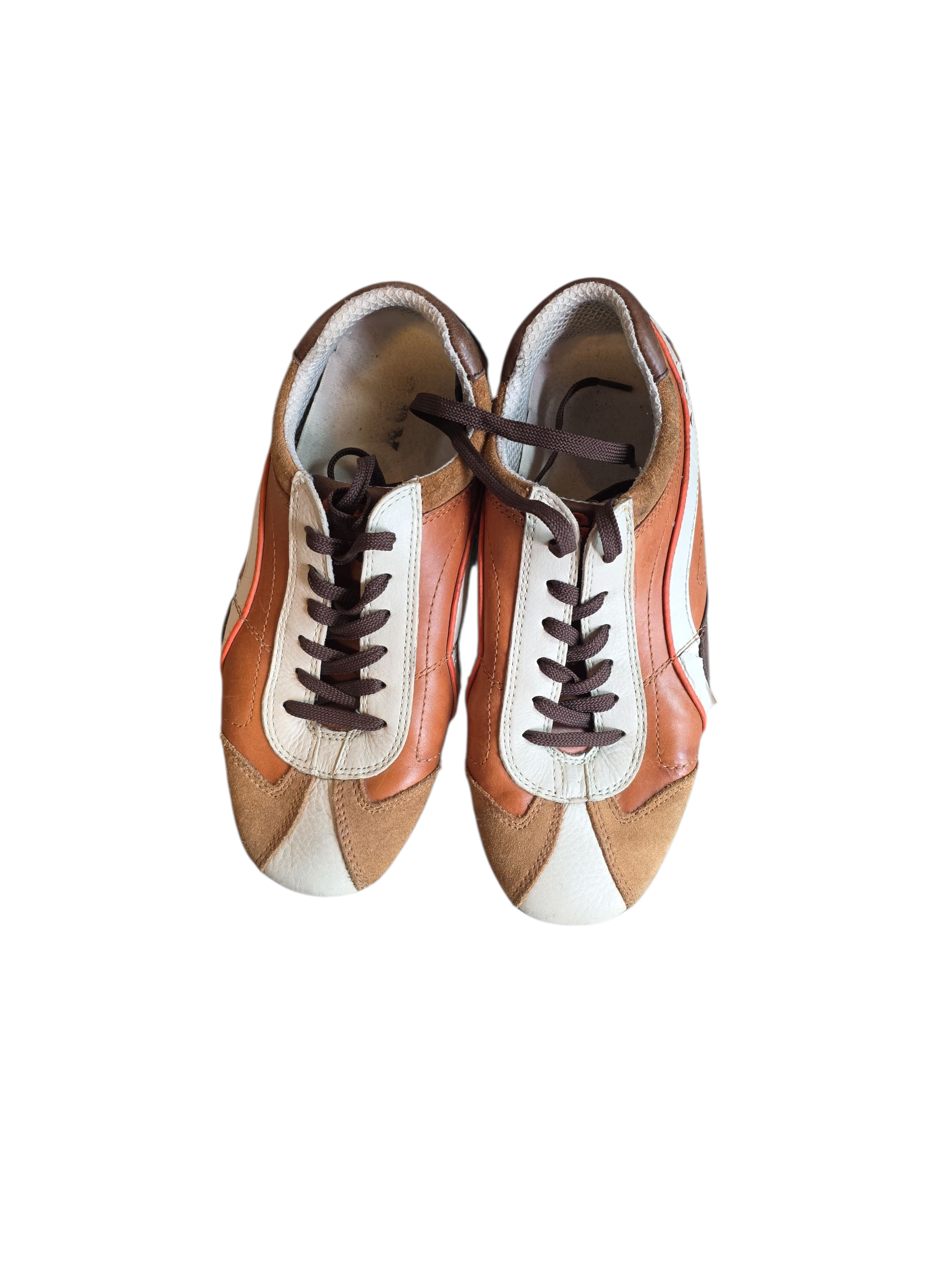 brown gbx leather shoes, 8