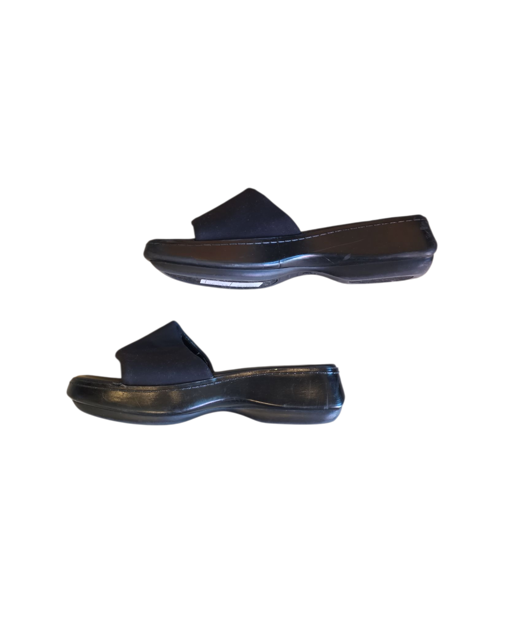 black fanfares mules, 8