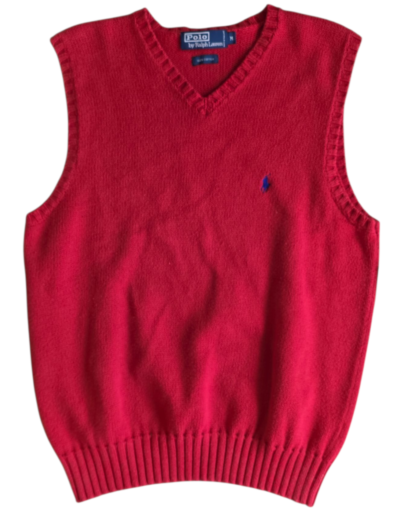 red ralph lauren pullover vest, m