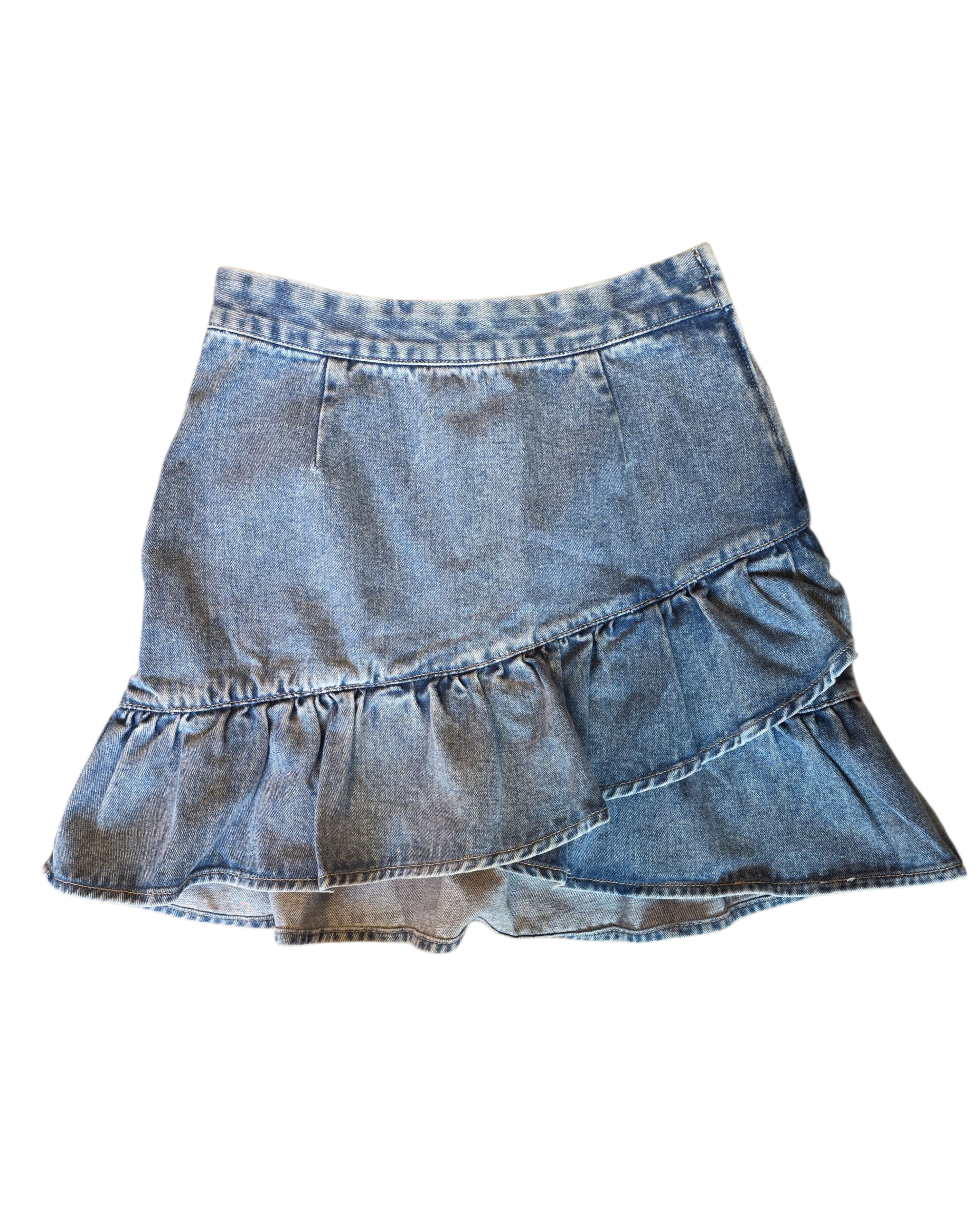 Blue Forever 21 ruffle mini, s
