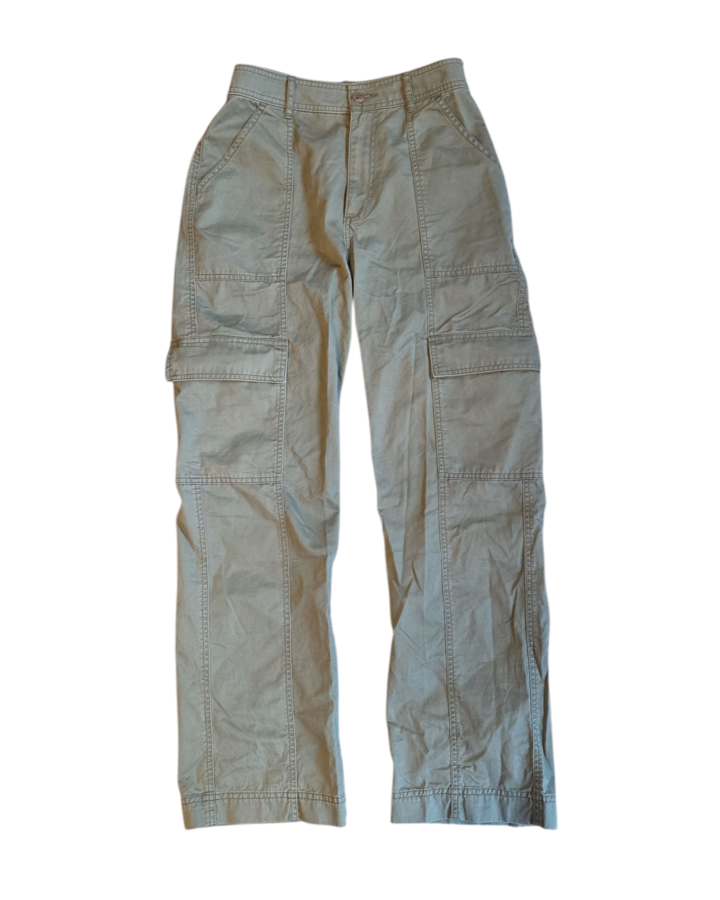 green abercrombie cargo pants, 27