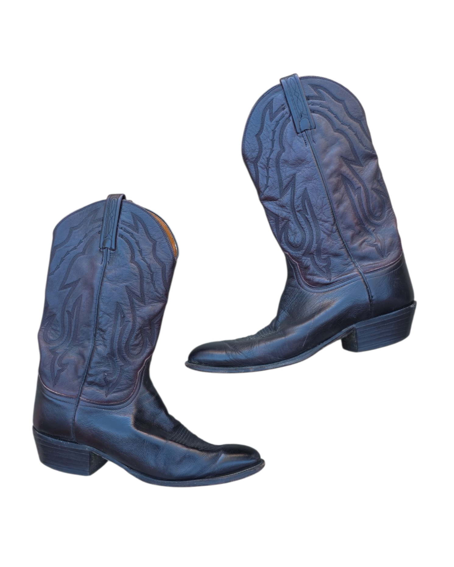 brown Lucchese cowboy boots, 11 mens