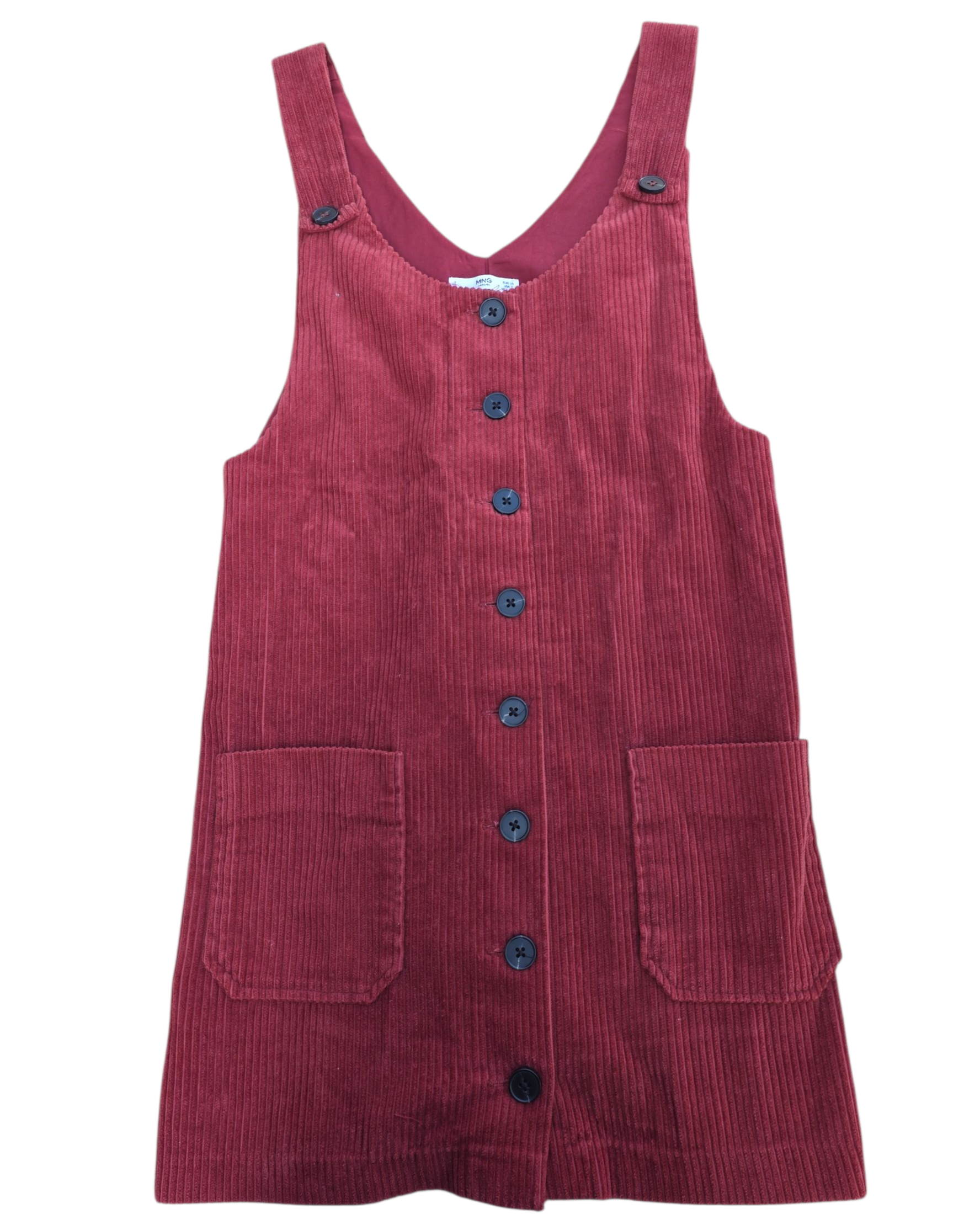 red mng cord mini dress, 2