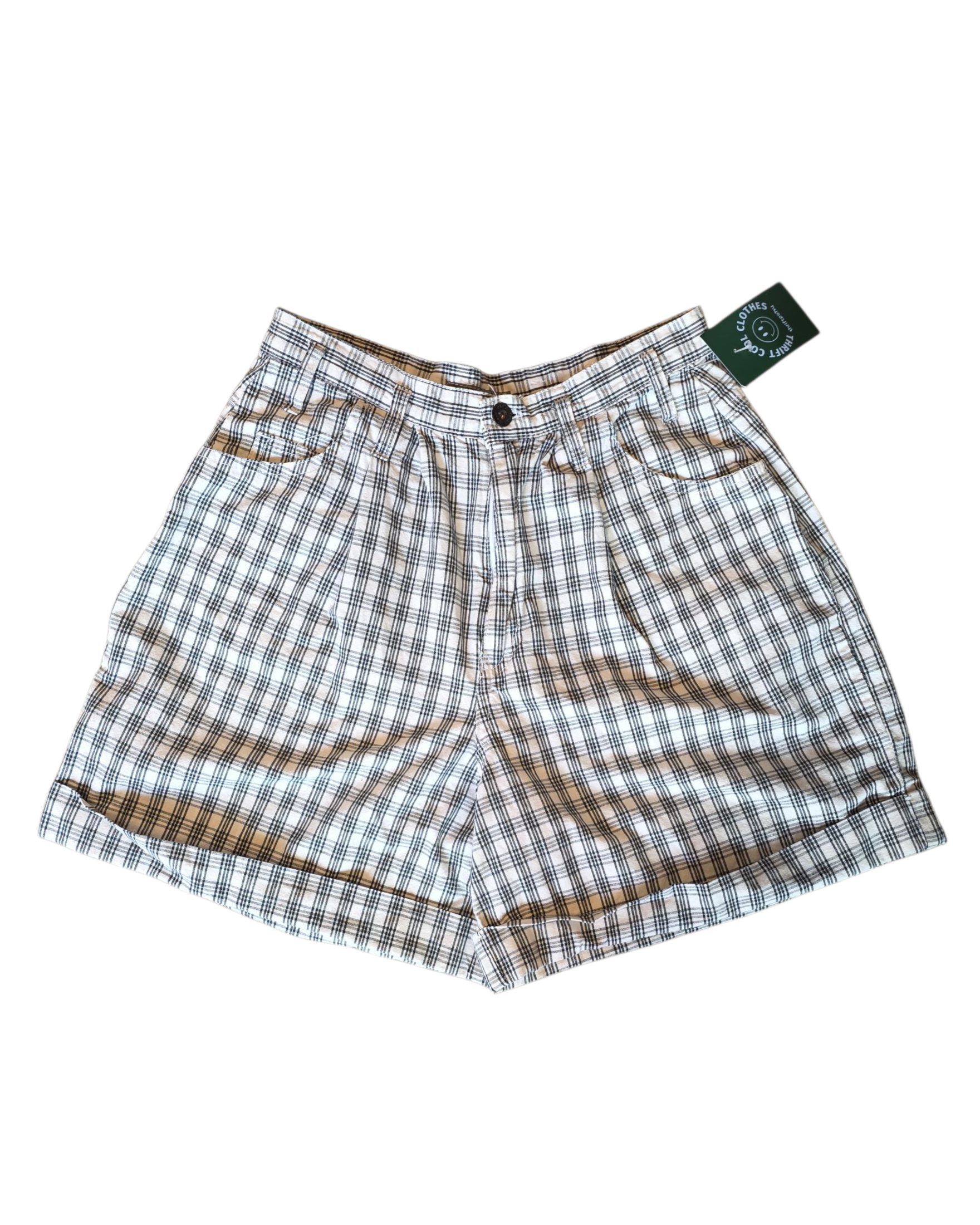 black paris sport club plaid jort, 10