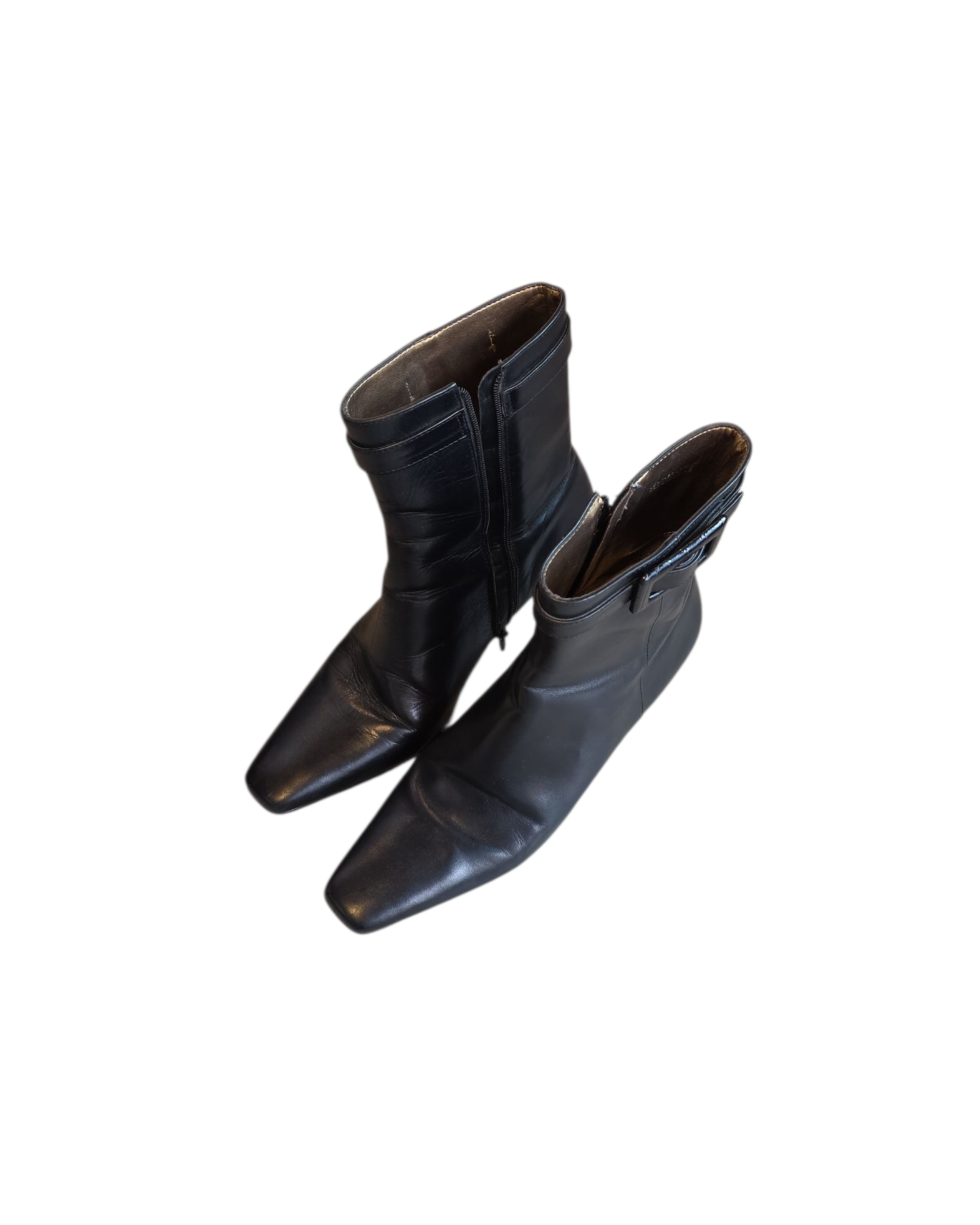 Black Ann taylor Kitten heel booties, 6.5
