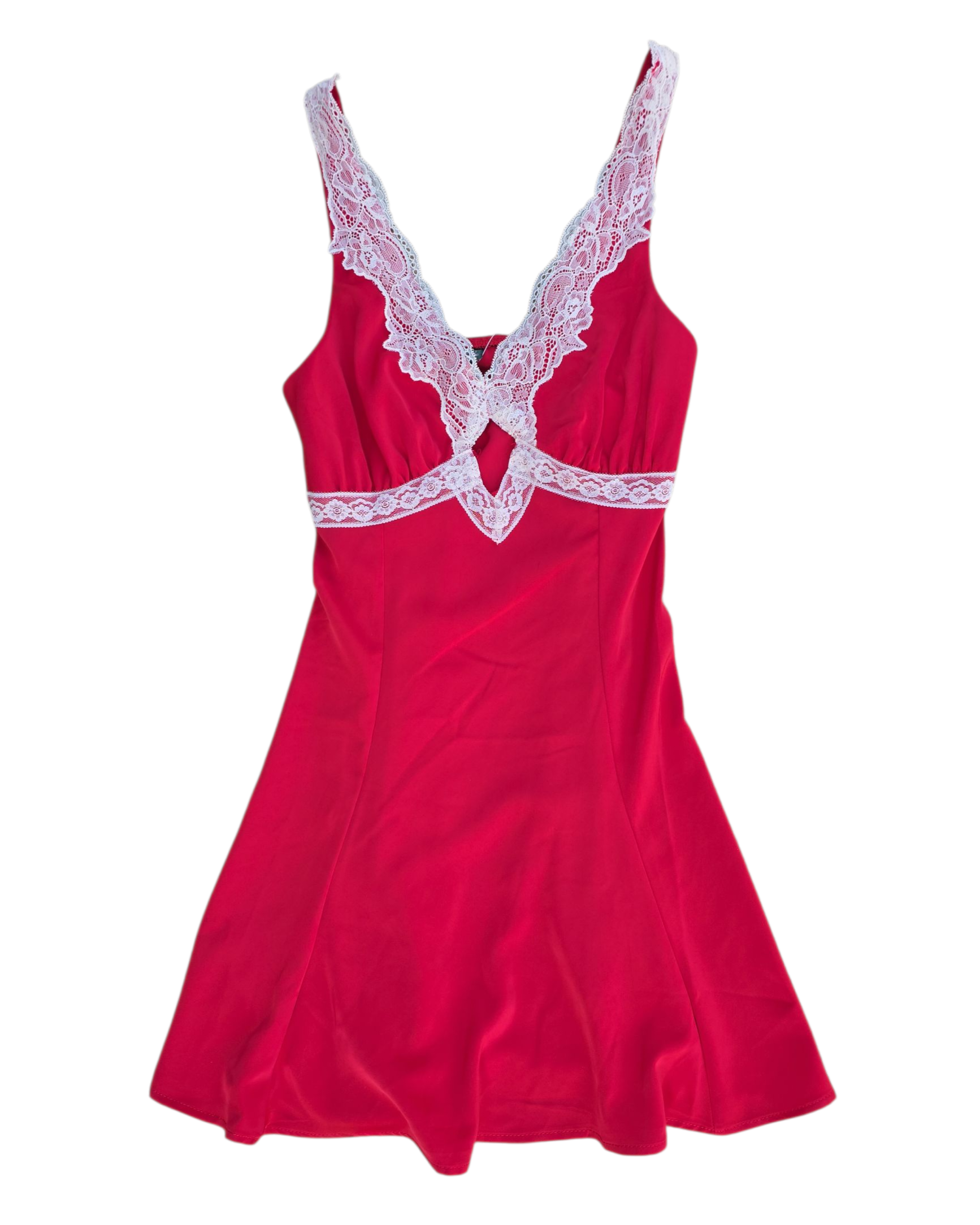 Red Wild fable Lace cami slip dress, Xxs