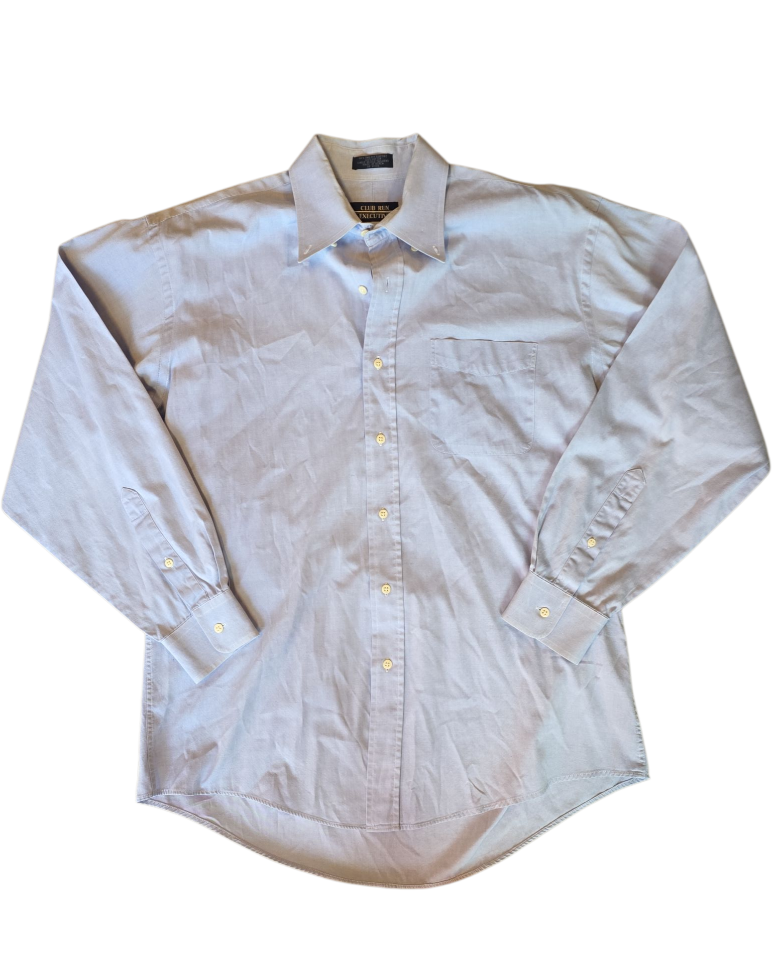 Blue club run executive Mens button down, 16