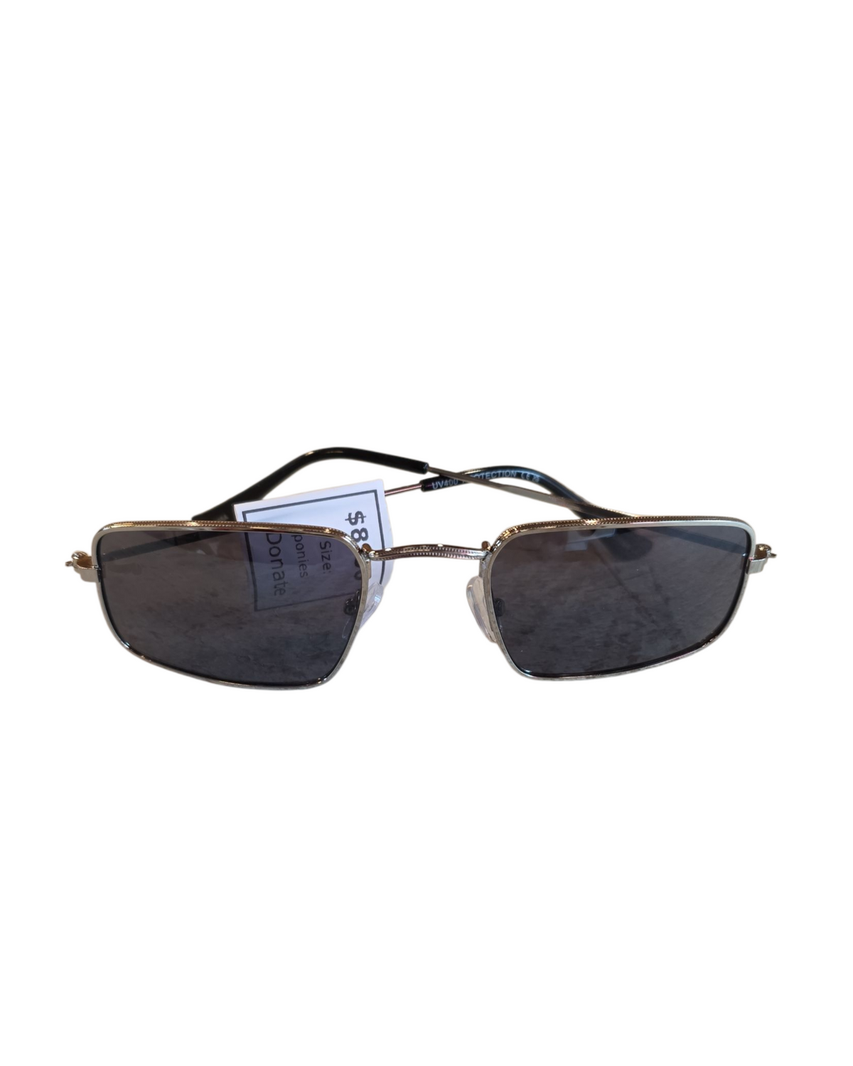 Metallic Frame Sunglasses Set
