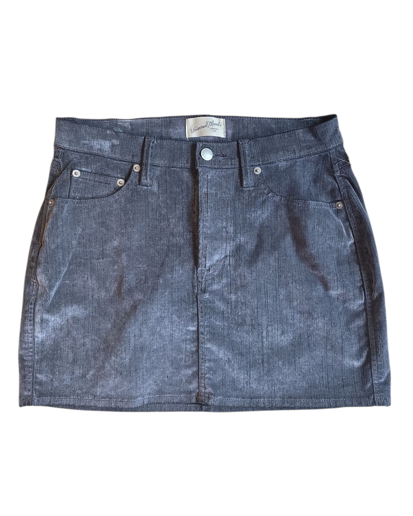 gray Universal thread velvet skirt nwt, 6