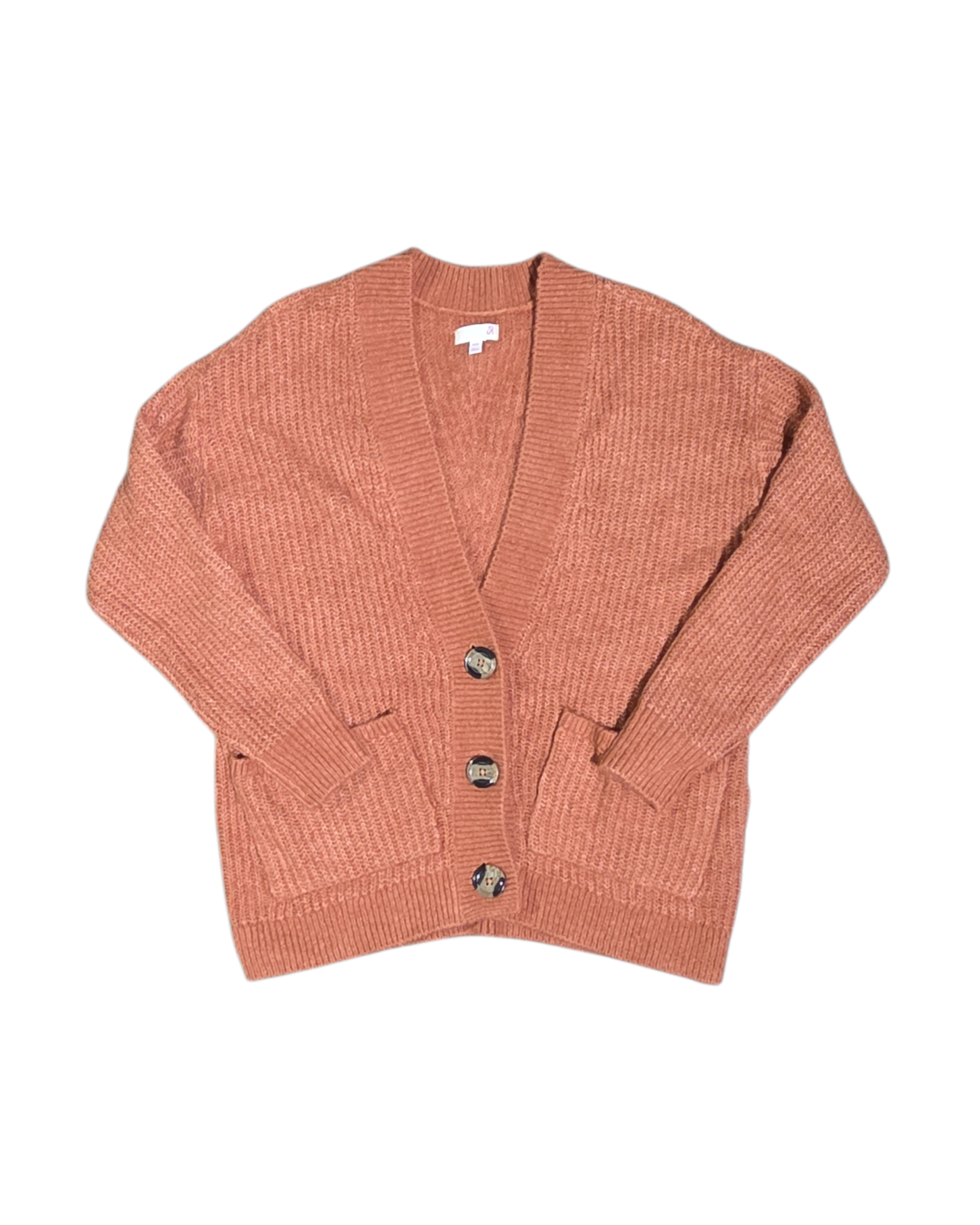 sienna brown so cardigan, xs