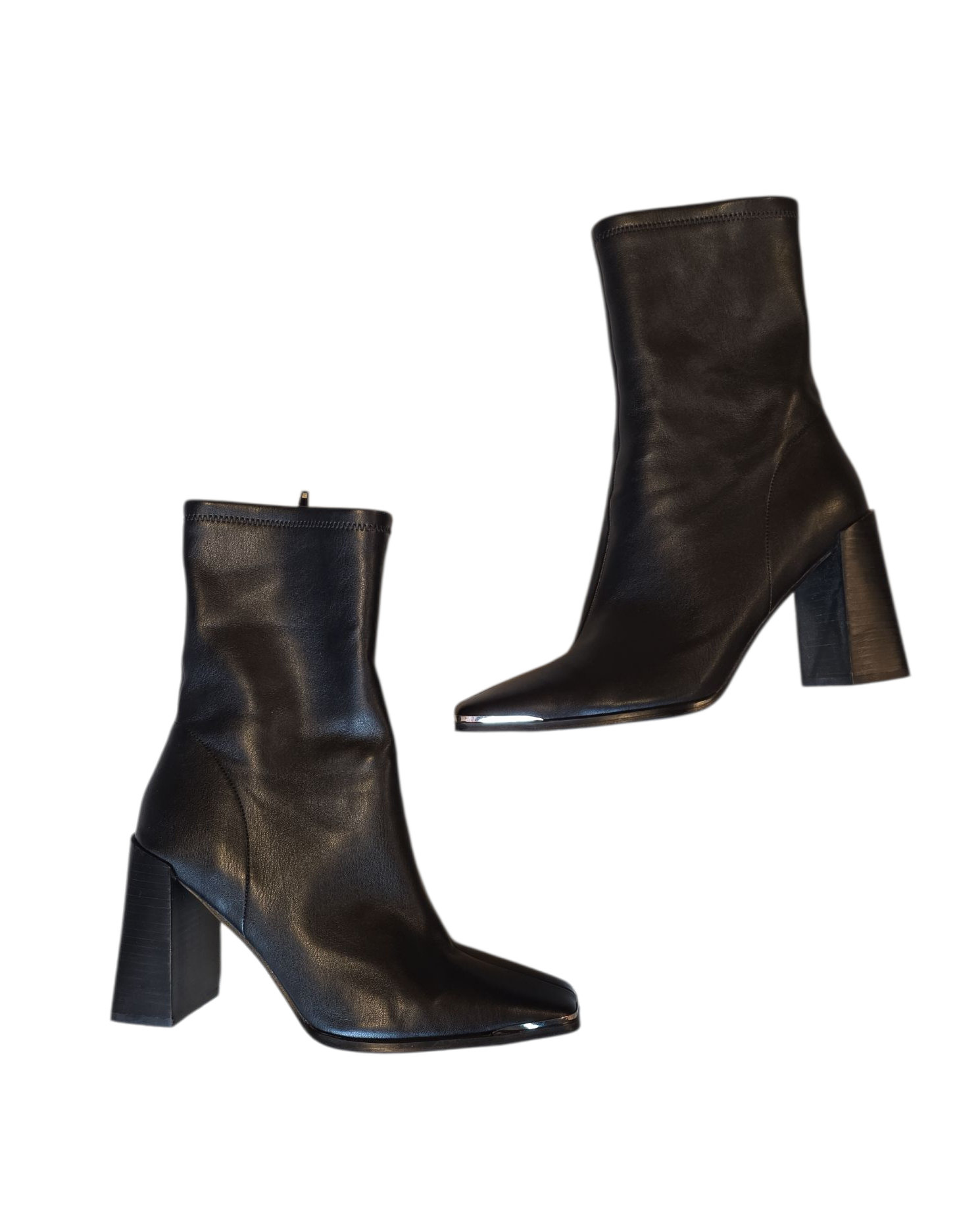 black chinese laundry square toe bootie, 11
